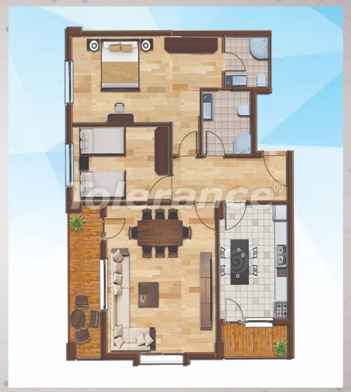 Apartment еn Silivri, Istanbul piscine - acheter un bien immobilier en Turquie - 20659