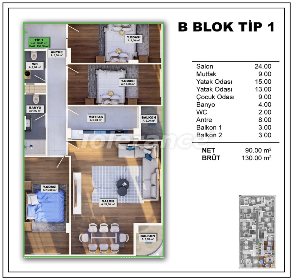 Apartment vom entwickler in Şişli, Istanbul ratenzahlung - immobilien in der Türkei kaufen - 110445