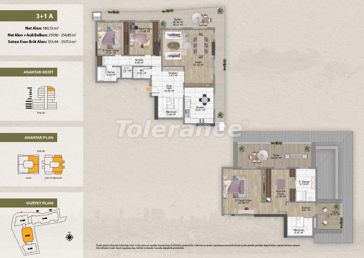 Apartment vom entwickler in Şişli, Istanbul pool ratenzahlung - immobilien in der Türkei kaufen - 116901