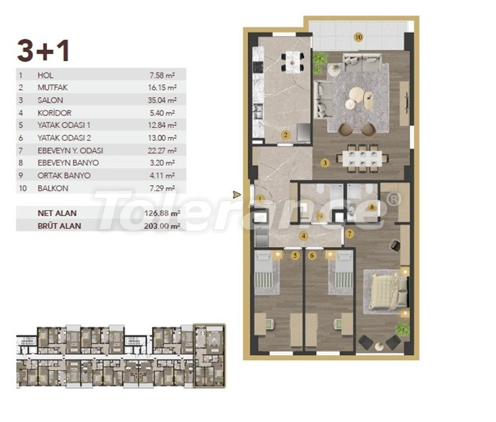 Appartement du développeur еn Topkapı, Istanbul piscine versement - acheter un bien immobilier en Turquie - 132775
