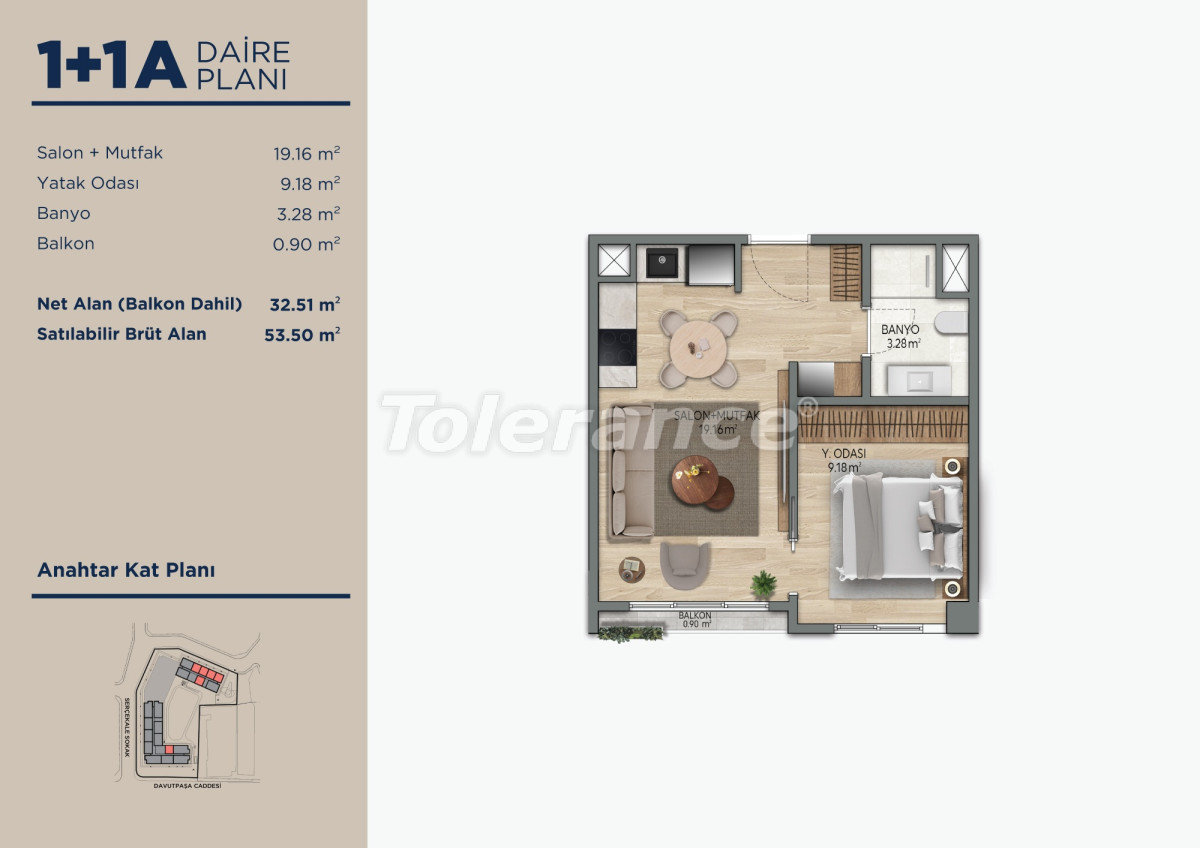 Apartment vom entwickler in Topkapı, Istanbul pool ratenzahlung - immobilien in der Türkei kaufen - 133414