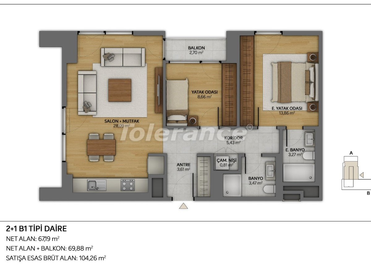 Apartment from the developer in Topkapı, İstanbul with pool - buy realty in Turkey - 35879