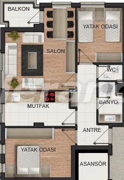 آپارتمان از سازنده که در مرکز, آنتالیا - خرید ملک در ترکیه - 15672