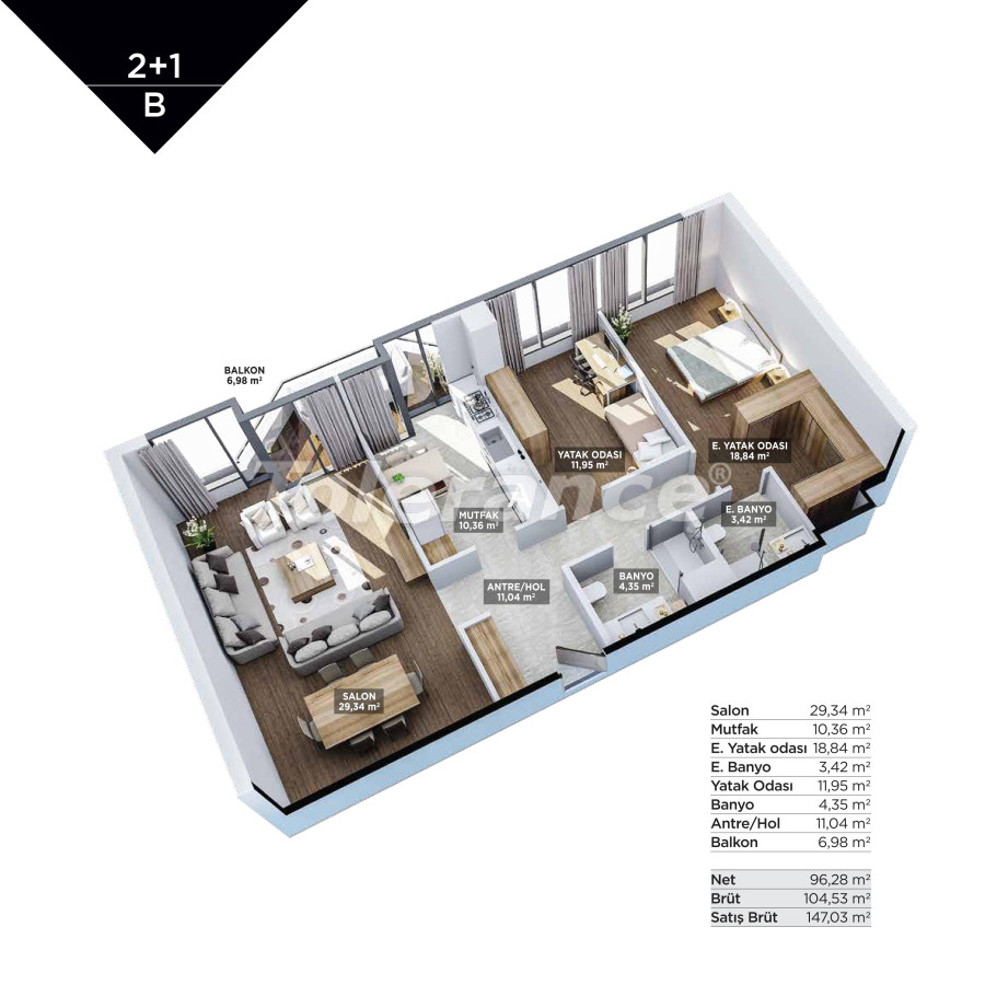 Apartment from the developer in Umraniye, İstanbul - 130655 Apartment from the developer in Umraniye, İstanbul - buy realty in Turkey - 130655