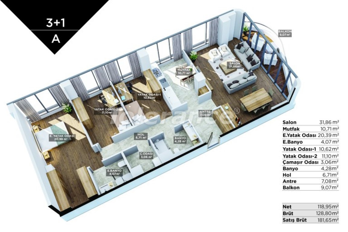 Apartment from the developer in Umraniye, İstanbul - 130656 Apartment from the developer in Umraniye, İstanbul - buy realty in Turkey - 130656