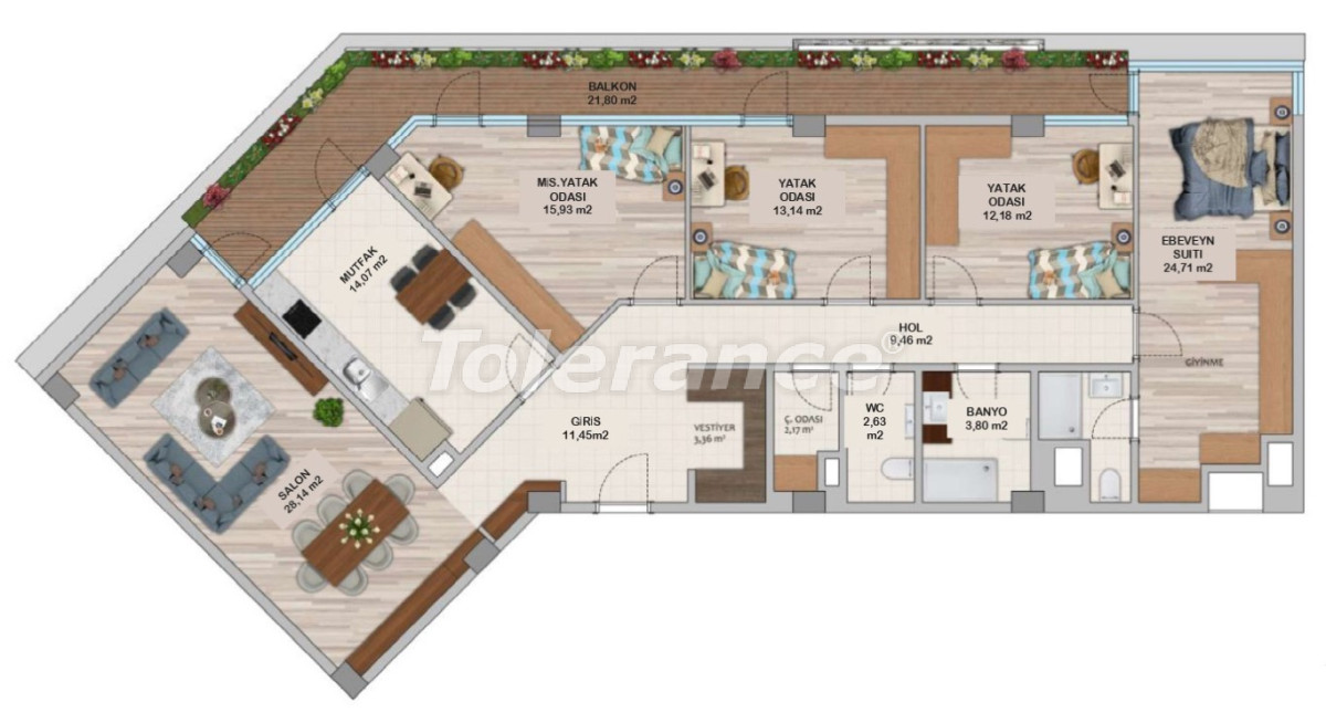 Apartment vom entwickler in Umraniye, Istanbul pool ratenzahlung - immobilien in der Türkei kaufen - 131186