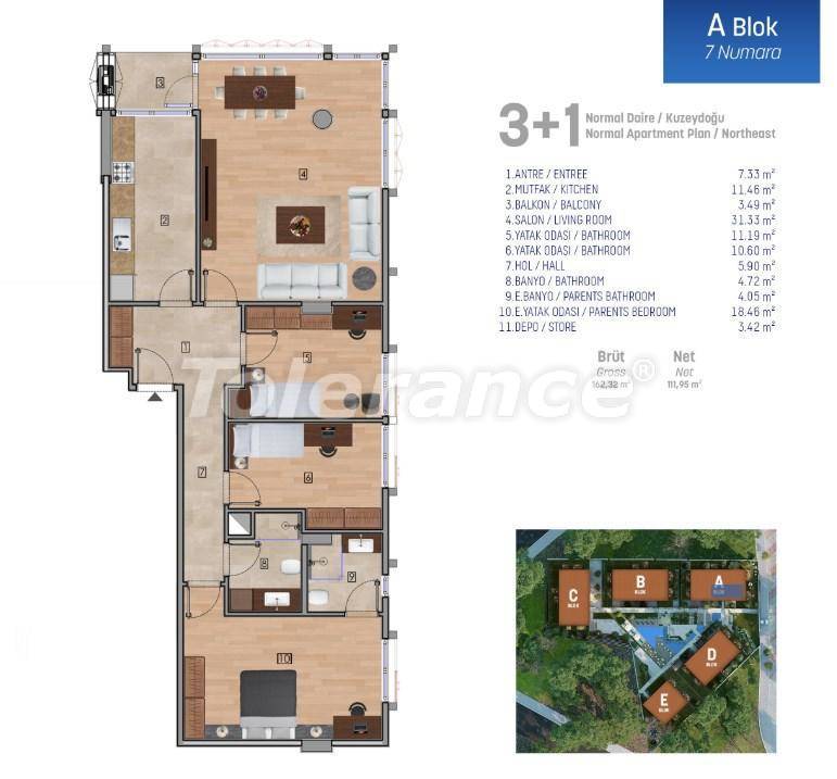 Apartment in Üsküdar, Istanbul meeresblick pool - immobilien in der Türkei kaufen - 27251