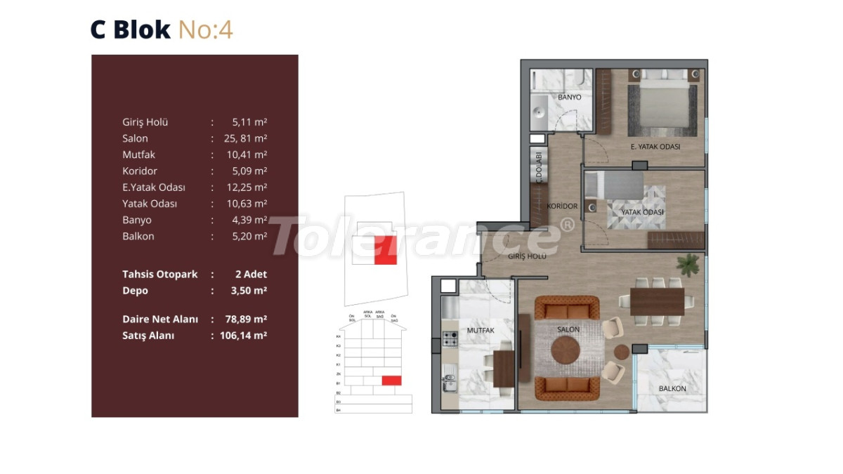 Apartment from the developer in Üsküdar, İstanbul - buy realty in Turkey - 69157