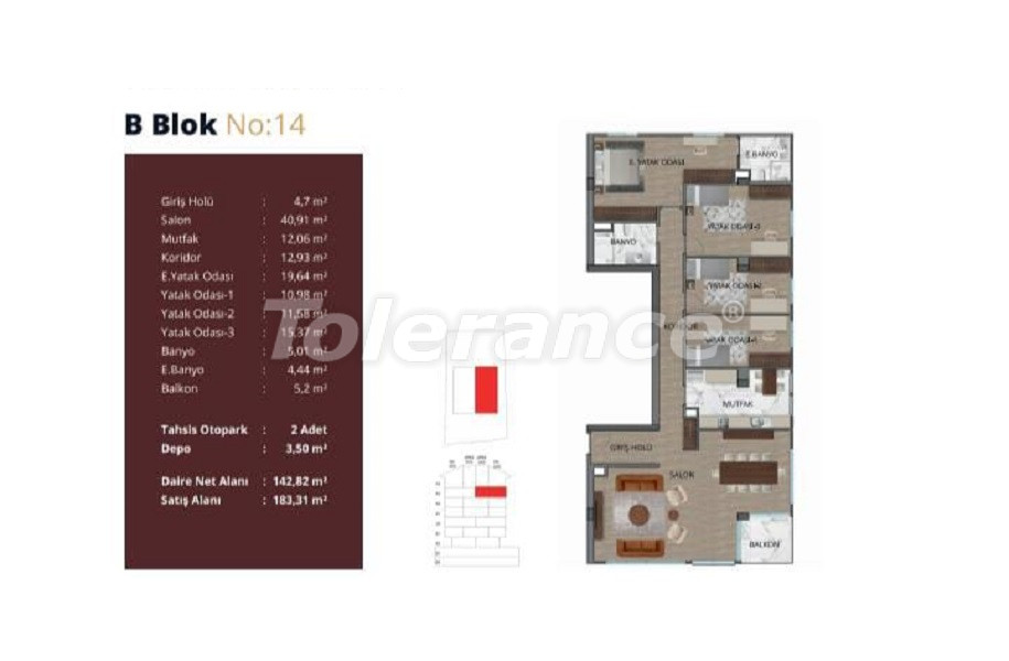 آپارتمان از سازنده که در Üsküdar, استانبول - خرید ملک در ترکیه - 69160