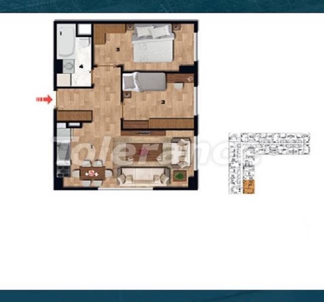 Apartment in Zeytinburnu, İstanbul pool - buy realty in Turkey - 26724