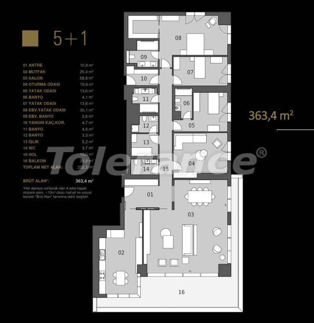 Apartment vom entwickler in Zeytinburnu, Istanbul meeresblick pool - immobilien in der Türkei kaufen - 27263