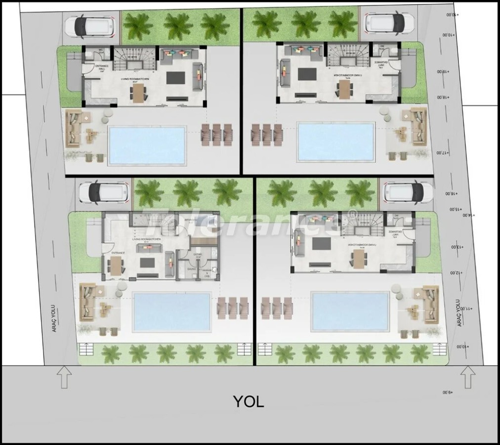 Villa from the developer in Alanya sea view pool installment - buy realty in Turkey - 39737