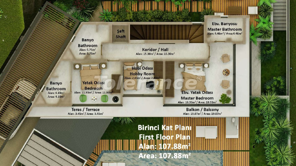 Villa du développeur еn Bodrum vue sur la mer piscine versement - acheter un bien immobilier en Turquie - 68726