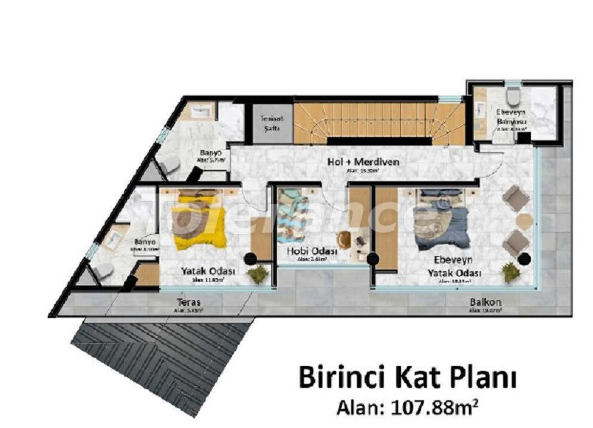 Villa du développeur еn Bodrum vue sur la mer piscine versement - acheter un bien immobilier en Turquie - 68729