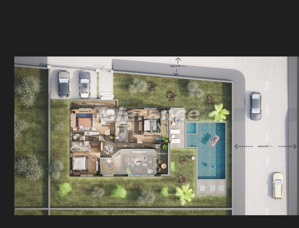 Villa from the developer in center, Belek with pool - buy realty in Turkey - 102095