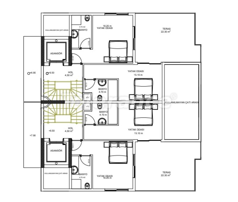 Villa from the developer in center, Belek with pool with installment - buy realty in Turkey - 129553