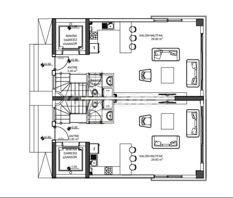 Villa from the developer in center, Belek with pool with installment - buy realty in Turkey - 129554