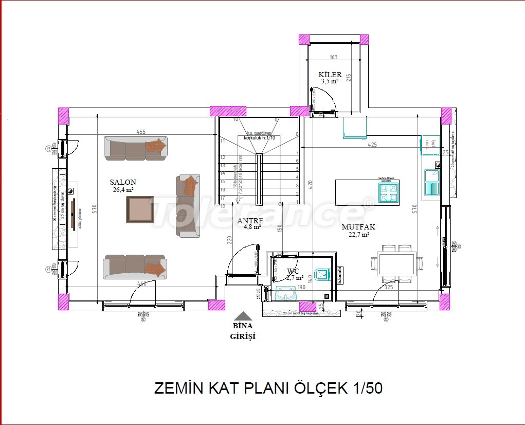 Villa du développeur еn Belek Centre, Belek piscine - acheter un bien immobilier en Turquie - 62844