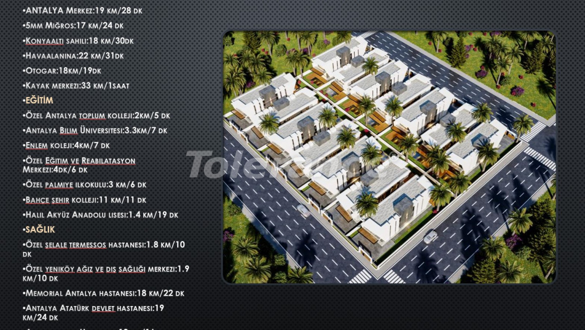 Villa vom entwickler in Döşemealtı, Antalya pool ratenzahlung - immobilien in der Türkei kaufen - 104461