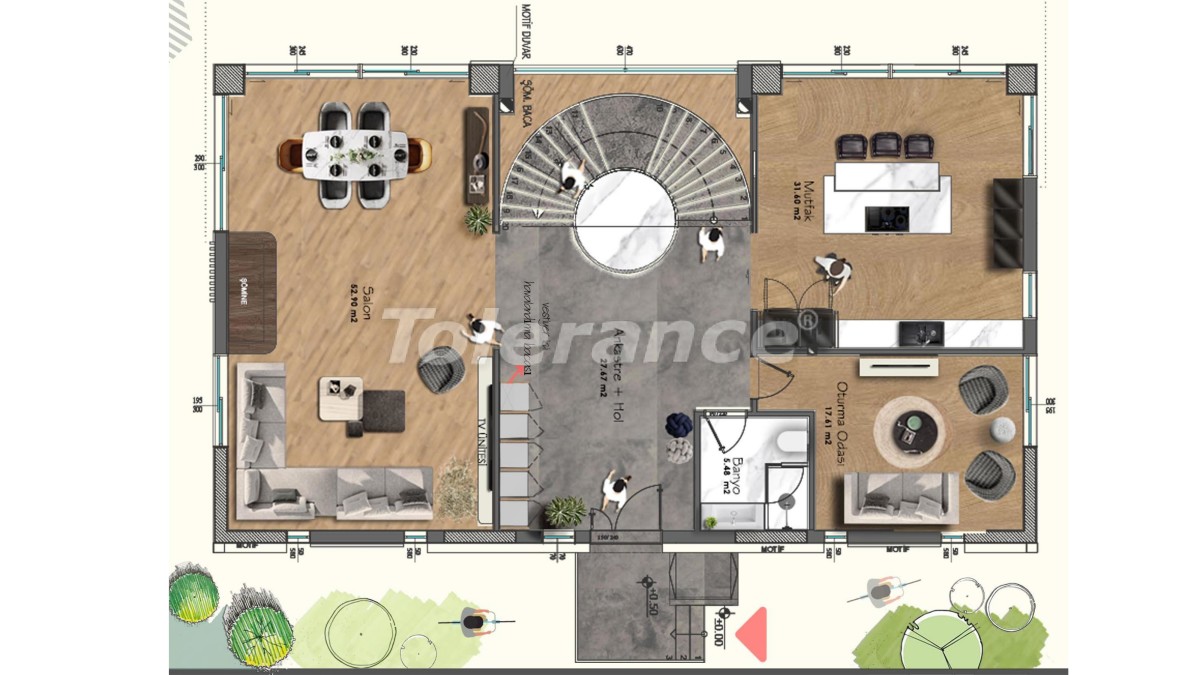 Villa du développeur еn Döşemealtı, Antalya versement - acheter un bien immobilier en Turquie - 51808