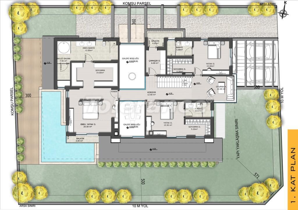Villa du développeur еn Döşemealtı, Antalya piscine - acheter un bien immobilier en Turquie - 56844