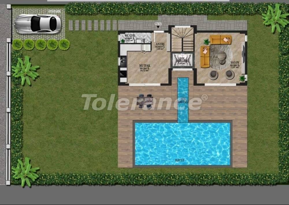 Villa еn Fethiye piscine - acheter un bien immobilier en Turquie - 32882