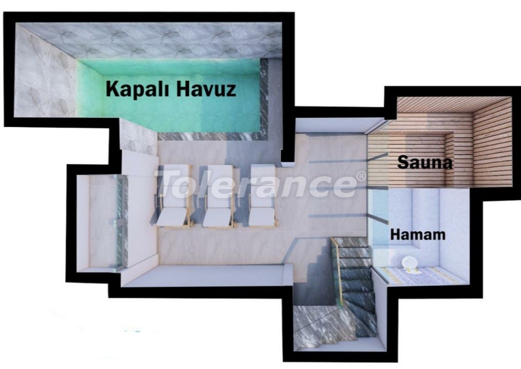 Villa du développeur еn Fethiye piscine - acheter un bien immobilier en Turquie - 46650
