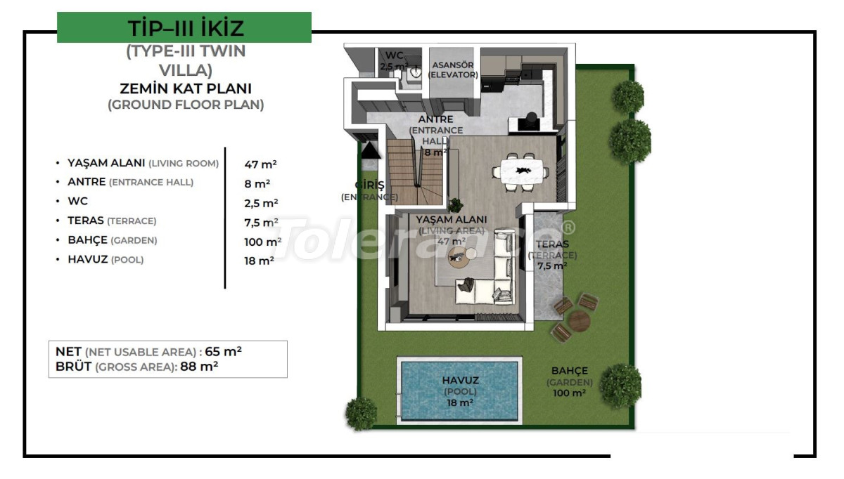 Villa from the developer in Konyaaltı, Antalya with pool - buy realty in Turkey - 128198