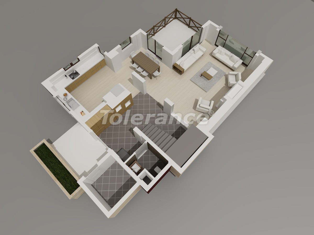 Villa from the developer in Konyaalti, Antalya with pool - buy realty in Turkey - 3945