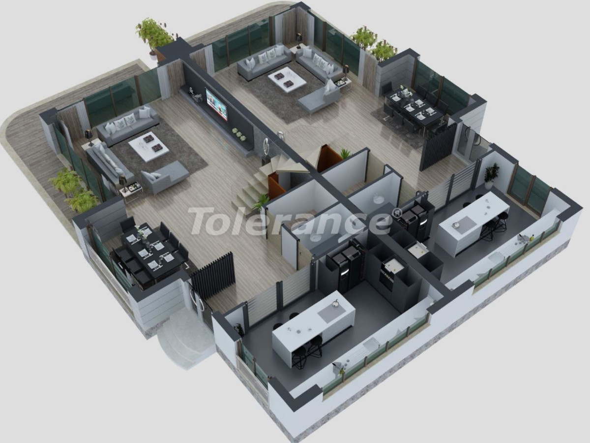 Villa du développeur еn Konyaaltı, Antalya piscine - acheter un bien immobilier en Turquie - 40591