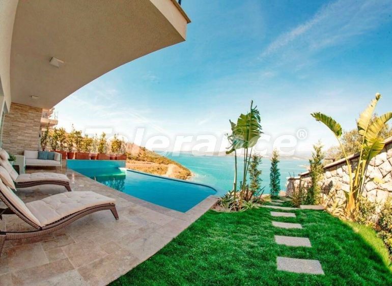 Villa in Adabuku, Bodrum with sea view with pool - buy realty in Turkey - 131875