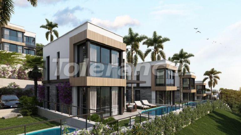 Villa from the developer in Adabuku, Bodrum with sea view with pool with installment - buy realty in Turkey - 80011