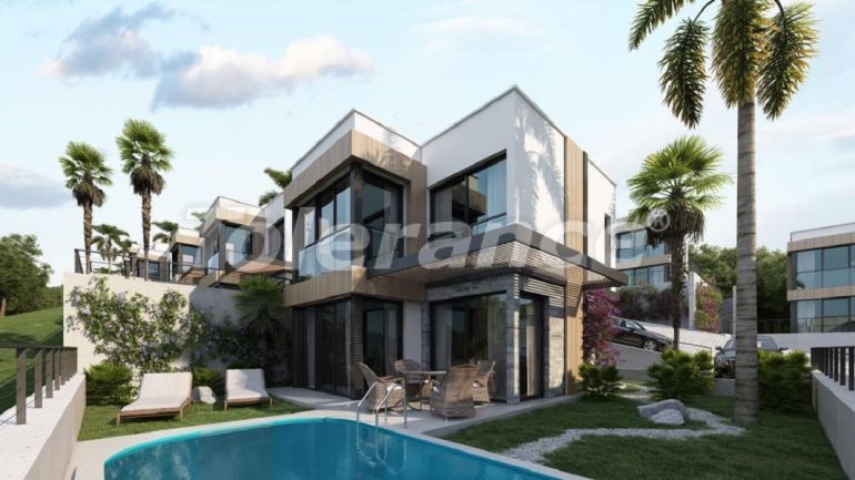 Villa du développeur еn Adabükü, Bodrum vue sur la mer piscine versement - acheter un bien immobilier en Turquie - 80012