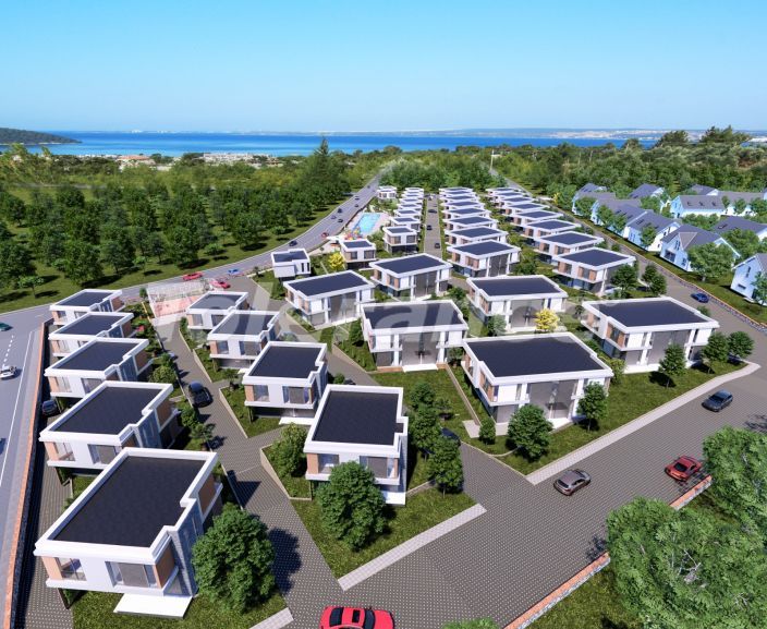 Villa van de ontwikkelaar in Akbük, Didim zeezicht zwembad - 43527 Villa van de ontwikkelaar in Akbük, Didim zeezicht zwembad - onroerend goed kopen in Turkije - 43527