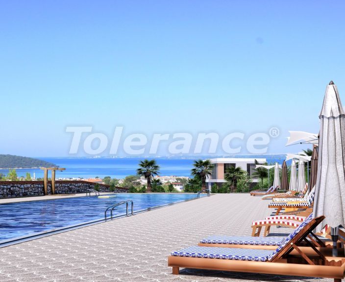 Villa van de ontwikkelaar in Akbük, Didim zeezicht zwembad - 43545 Villa van de ontwikkelaar in Akbük, Didim zeezicht zwembad - onroerend goed kopen in Turkije - 43545