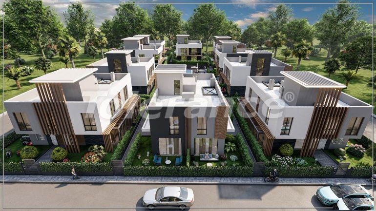 Villa vom bauträger in Aksu, Antalya mit pool ratenzahlung - immobilien in der Türkei kaufen - 143645