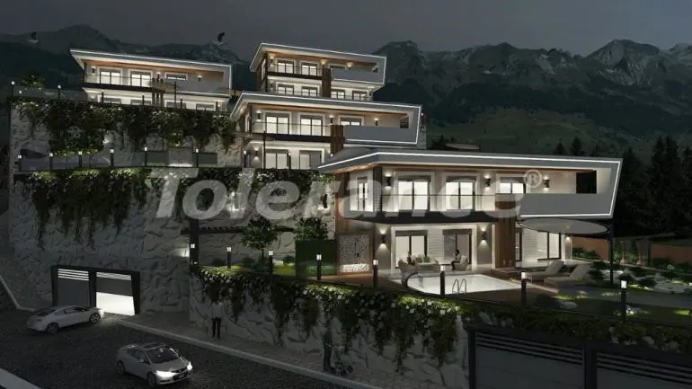 Villa du développeur еn Alanya Centre, Alanya vue sur la mer piscine versement - acheter un bien immobilier en Turquie - 18002
