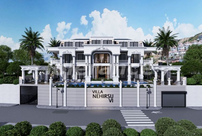 Villa du développeur еn Alanya vue sur la mer versement - acheter un bien immobilier en Turquie - 103488