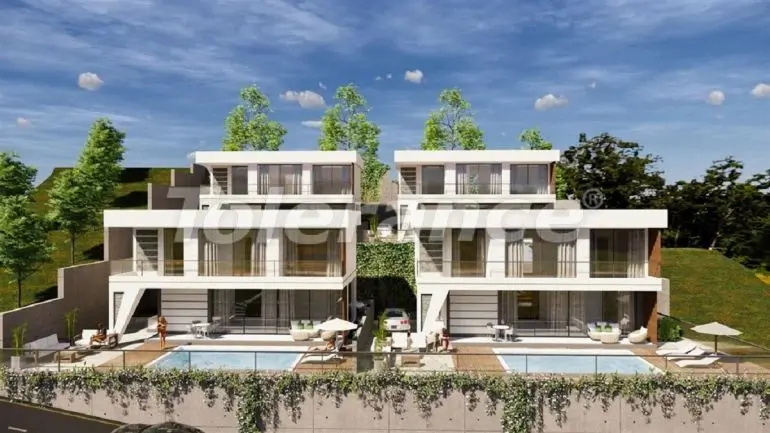 Villa from the developer in Alanya sea view pool installment - buy realty in Turkey - 39728
