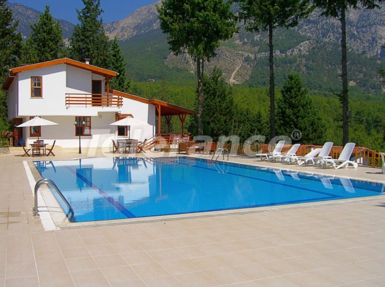 Villa in Beycik, Kemer with sea view with pool - buy realty in Turkey - 32101