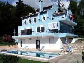Villa in Beycik, Kemer zeezicht zwembad - onroerend goed kopen in Turkije - 4464