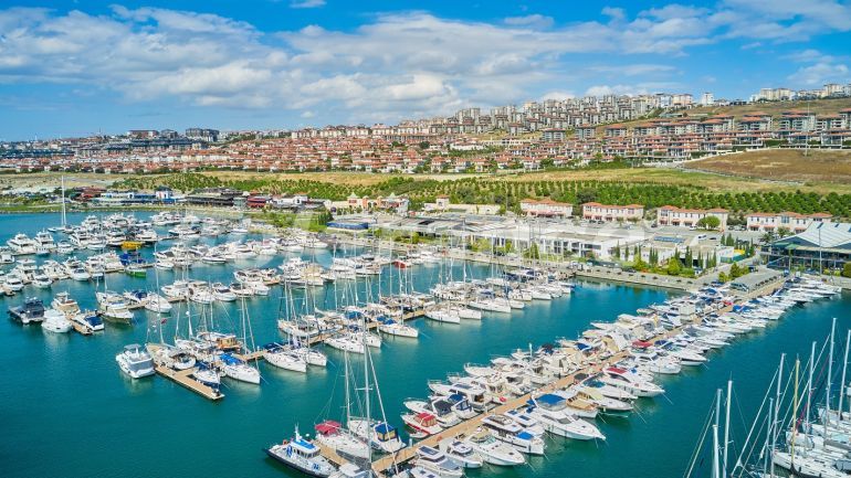 Villa from the developer in Beylikduzu, İstanbul with sea view with pool - 65793 Villa from the developer in Beylikduzu, İstanbul with sea view with pool - buy realty in Turkey - 65793