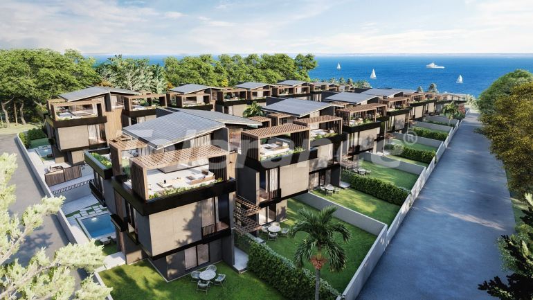 Villa vom entwickler in Büyükçekmece, Istanbul meeresblick pool ratenzahlung - immobilien in der Türkei kaufen - 68683