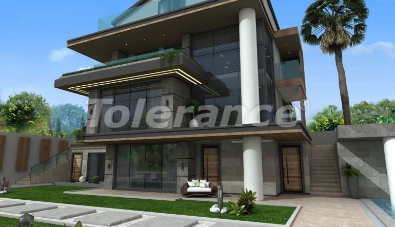 Villa from the developer in Çalış Beach, Fethiye with sea view with pool - buy realty in Turkey - 69780