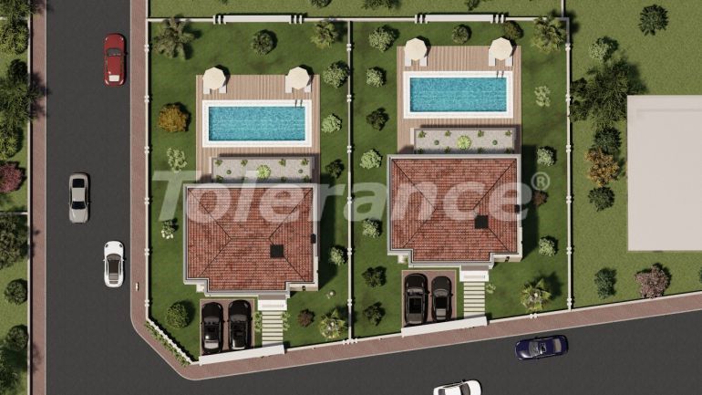 Villa van de ontwikkelaar in Çamyuva, Kemer zwembad afbetaling - onroerend goed kopen in Turkije - 95144