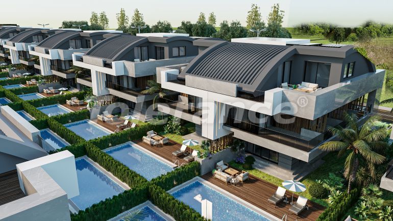 Villa vom entwickler in Belek Zentrum, Belek pool ratenzahlung - immobilien in der Türkei kaufen - 129561