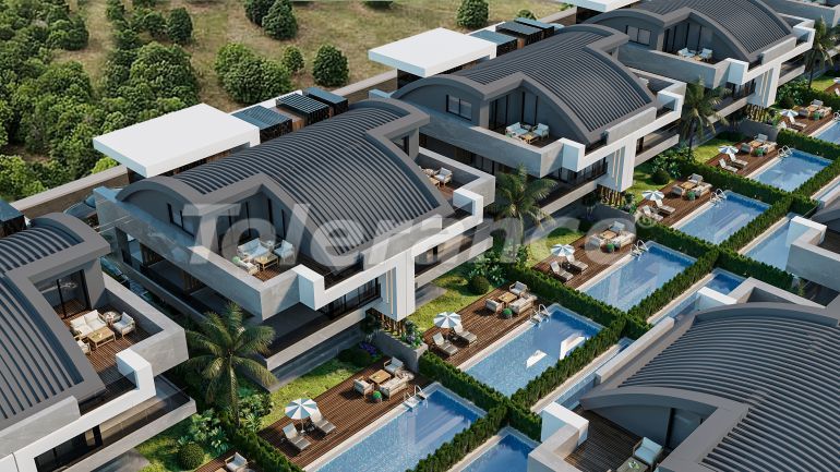 Villa vom entwickler in Belek Zentrum, Belek pool ratenzahlung - immobilien in der Türkei kaufen - 129565