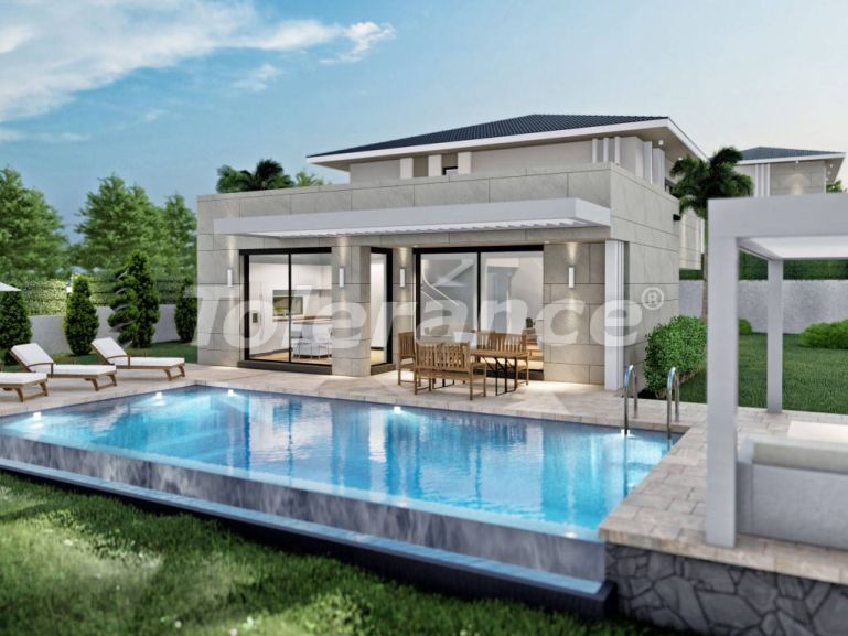 Villa van de ontwikkelaar in Çeşme, İzmir zwembad - 100342 Villa van de ontwikkelaar in Çeşme, İzmir zwembad - onroerend goed kopen in Turkije - 100342