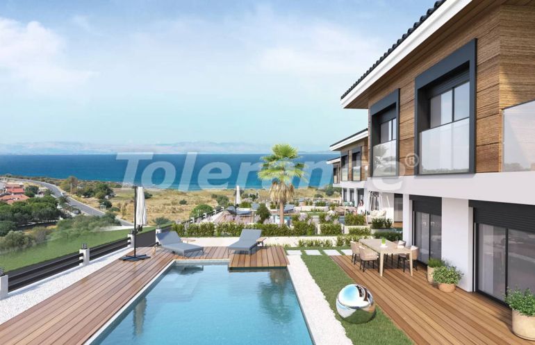 Villa vom entwickler in Çeşme, İzmir meeresblick pool - immobilien in der Türkei kaufen - 101344