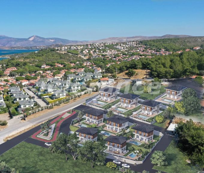 Villa du développeur еn Çeşme, Izmir vue sur la mer piscine - 101352 Villa du développeur еn Çeşme, Izmir vue sur la mer piscine - acheter un bien immobilier en Turquie - 101352